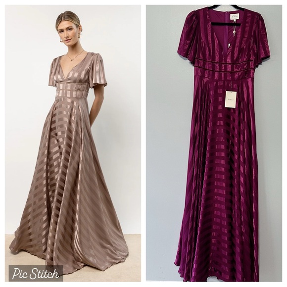 bohme Dresses & Skirts - NWT Bohme Rylee Maxi‎ Dress in Wine Size X-Large